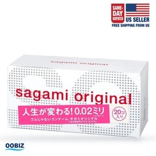 Sagami Condom 002 Original Ultra Thin 0.02mm Condoms, 20pcs/Box - US Seller picture