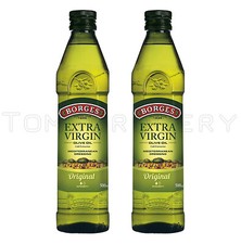 2 BORGES Extra Virgin Highest Quality Spanish Olive Oil Bottles 500ml 17.6 fl oz picture