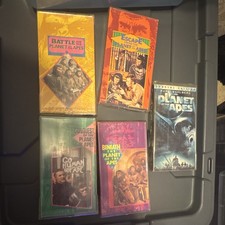 Vintage Planet of the Apes VHS Lot with PG-13 Special Ed 2001 tape picture