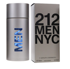 212 Men NYC Eau De Toilette 3.4 Fl. Oz / 100 ml Carolina Herrera Men's New picture