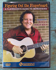 Steve Kaufman Figuring Out the Fingerboard Flatpicking Guitar DVD w/ Tab Booklet picture
