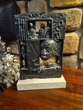 William Meyerowitz MCM Modernist Sculpture 1969 Ziamonon Figures In Window org. picture