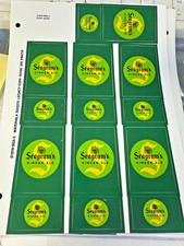 DECAL SEAGRAM'S GINGER ALE LEV 7 LABEL Set # D37/38-SEA picture