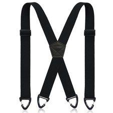 X Back Hidden Suspender 1.5 Inches Under Clothing Heavy Duty Work Suspenders picture