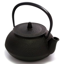 Iwachu Nanbu Iron Teapot 5 Type Arare Black 650ml IH Compatible Japan picture