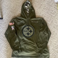 Nike Pittsburgh Steelers Salute Service Hoodie Size Xxl Olive Green/Camo picture
