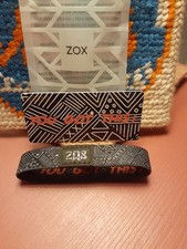 New ZOX Silver Single *YOU GOT THIS* Size MEDIUM - Reversible Wristband w/ Card picture