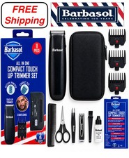 Barbasol 11 Piece All In One Compact Touch Up Trimmer Set Grooming Kit Travel picture