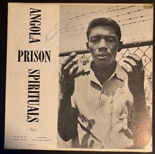 Angola Prison Spirituals LP 1959 (review copy) VG+ RARE picture