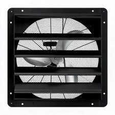 20/24 Inch Shutter Exhaust Fan,Aluminum Wall Mounted Exhaust Fan, 2660/3837CFM picture