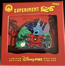 Experiment 626 Day Stitch & Frog 2026 Mini Jumbo Pin LE 3200 In Hand picture