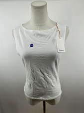 Quince Womens Stretch Cotton Jersey Boat Neck Tank picture