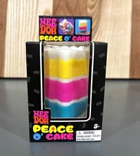 *BRAND NEW AUTHENTIC* Peace O’ Cake NeeDoh *ULTRA RARE* YELLOW TOP picture