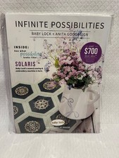 Baby Lock Infinite Possibilites Anita Goodesign 400 designs $700 value book & CD picture