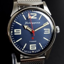 Soviet Wristwatch Vostok Komandirskie 17 Jewels Vintage Wostok Men's Watch picture