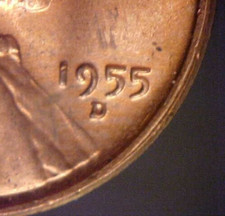 1955-D/D RPM Lincoln Wheat Cent - Very Nice Variety Coin- c2622xux picture