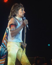 Rod Stewart Classic 1970's in Concert 16x20 Canvas picture