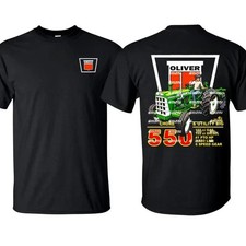 Classic Oliver Tractor 550 T-Shirt Vintage Farm Wear Unisex Short Sleeve picture
