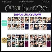 &TEAM Mark on Me KR 2nd Mini Album JAPAN Luckydraw photo card andteam picture