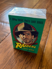 Indiana Jones SEALED ROOKIE CARD Complete Set Raiders of the Lost Ark 1981 Topps picture
