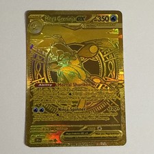 Pokemon TCG Chaos Rising Mega Greninja EX Mega Hyper Rare Gold Full Art #122/086 picture