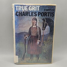 Charles Portis, True Grit. First Edition Hardcover in 3rd Print $4.95 DJ, 1968. picture