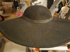 Joan Crawford Owned and worn fur felt wide brim  MGM Tag from Sydney Guilaroff picture