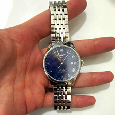 Tissot Le Locle Powermatic 80 Blue Dial Automatic Date Roman Numerals Watch picture