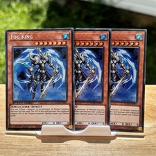 X3 YuGiOh FOG KING SGX Secret Rare 1st Edition picture