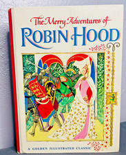 Vintage 1966 Children's Book THE MERRY ADVENTURES OF ROBIN HOOD Howard Pyle picture