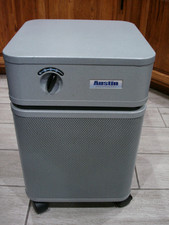 Austin Air HealthMate Model HM 400 Portable Air Purifier SILVER picture