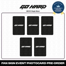 [PreSale] MEOVV Single Album GO HARD fanplee Video Call Event Photocard picture