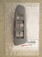 05-11 TOYOTA TACOMA 4D CAB DRIVER MASTER POWER WINDOW SWITCH BEZEL TRIM GRAY NEW picture