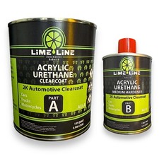 LiME LiNE Automotive Acrylic Urethane Clearcoat  2k Top Coat + hardner - 1.25 Qt picture