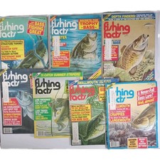 Fishing Facts Magazine Year 1986 7 Issues Jan Feb Mar Apr Jun Aug Sept Vintage picture