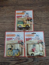Matchbox 1980 Popeye Brutus Olive Oyl's Convertible CS-15 Diecast White NOS picture