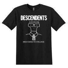 Descendents Milo Goes To College Punk Rock Band T-Shirt Black S- picture
