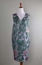 J.CREW COLLECTION NWT $278 Floral Sheen Jacquard Lined Shift Dress Size 8 picture