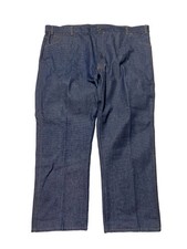Vintage Wear Guard Fleece Lined Jeans Mens 48 X 30 Dark Blue Denim Made USA 80s picture