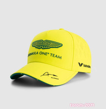 F1 Aston Martin Formula One Team Casual yellow baseball cap Unisex picture