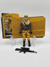 1988 GI JOE TIGER FORCE FROSTBITE v2 100% COMPLETE WITH FILE CARD picture