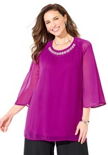 Catherines Women's Plus Size Dazzling Blouse picture
