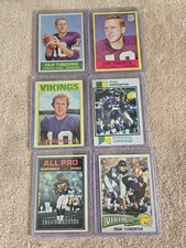 Fran Tarkenton card lot - 1964,67 Philadelphia and 1972-75 Topps (6 total) picture