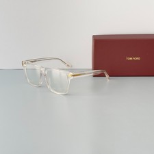 Tom Ford TF906 Transparent Frame Clear Lens Eyeglasses Square New w/ Box picture