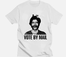 Vote By Mail Ted Kaczynski Print T-Shirt Fashion Men Women Harajuku Oversized picture