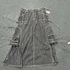 Tripp NYC Gray Denim Maxi Skirt XXL picture