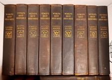 World's Best Histories: United States Nine Volume Set By Hawthorne Schouler 1904 picture