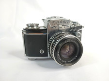 Vintage German EXAKTA VX IIa SLR 35mm Camera Carl Zeiss Jena Pancolar WORKING picture