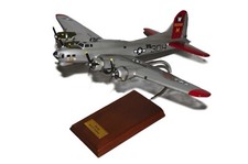 USAAF Boeing B-17 Fortress Aluminum Overcast Desk Top Model 1/54 WW2 SC Airplane picture