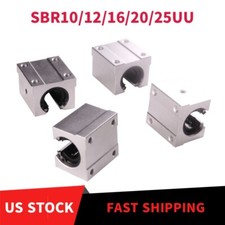 SBR10UU SBR12UU SBR16UU SBR20UU SBR25UU Open Linear Motion Bearing Slide Blocks picture